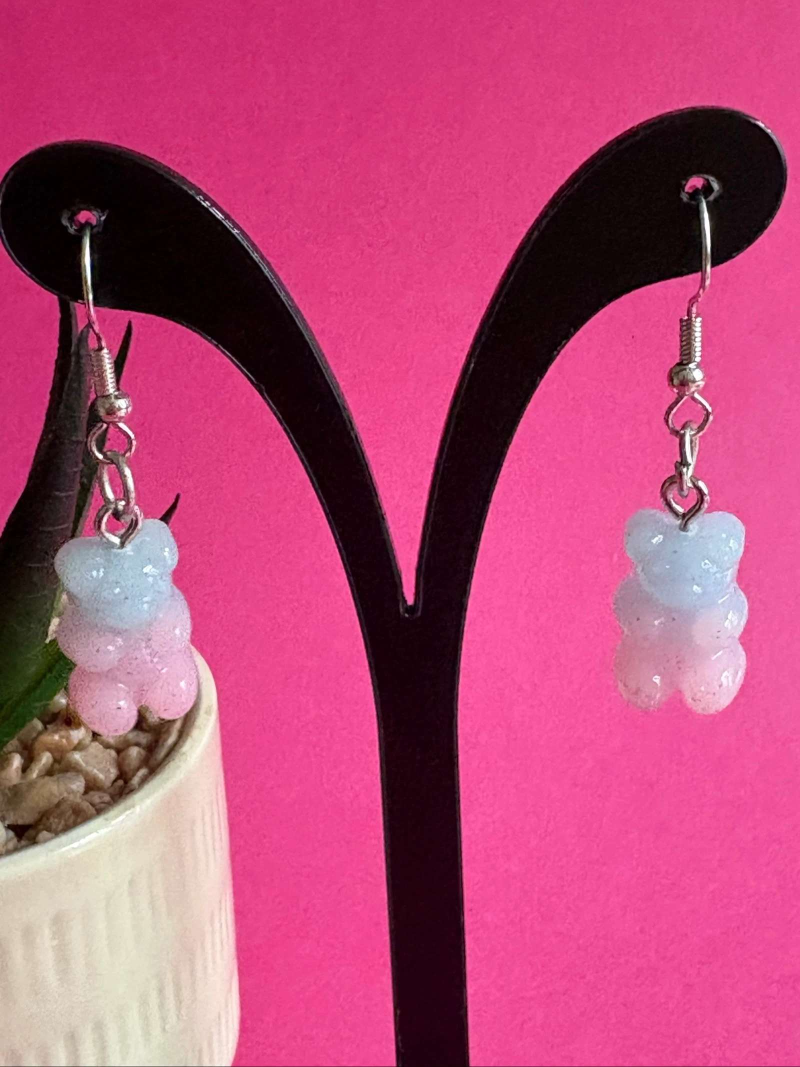 Lote de 4 pares de aretes de diseño gourmet – photo 7